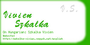 vivien szkalka business card